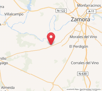 Map of Pereruela, Castille and León