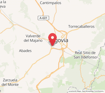 Map of Perogordo, Castille and León