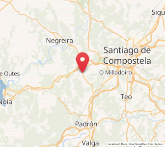 Map of Perros, Galicia