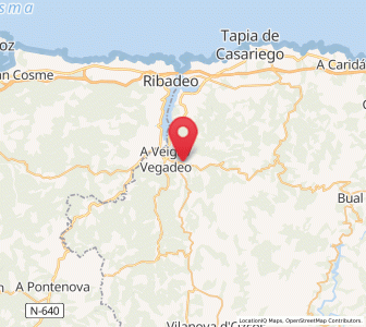 Map of Piantón, Asturias