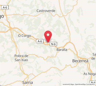 Map of Picato, Galicia