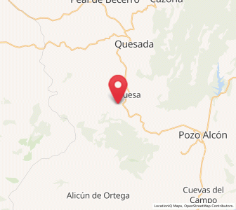 Map of Picos del Guadiana, Andalusia