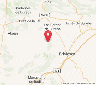 Map of Piérnigas, Castille and León