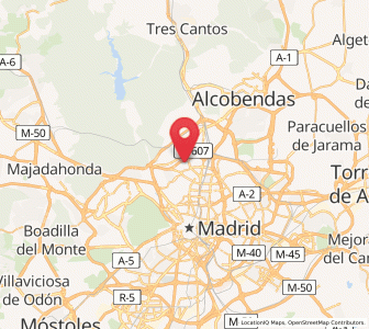 Map of Pilar, Madrid