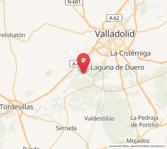Map of Pinar de Simancas, Castille and León
