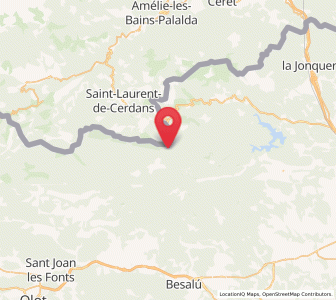 Map of Pincaró, Catalonia