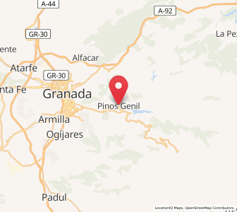 Map of Pinos Genil, Andalusia