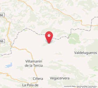 Map of Piornedo, Castille and León