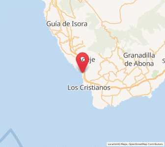 Map of Playa de Fanabé, Canary Islands