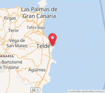 Map of Playa del Hombre, Canary Islands