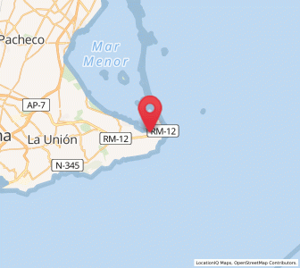 Map of Playa Honda, Murcia