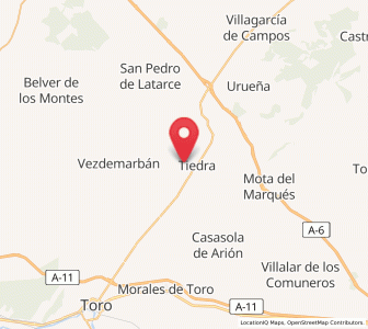 Map of Pobladura de Sotiedra, Castille and León