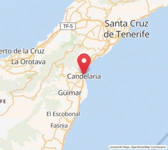 Map of Pocito Santo, Canary Islands