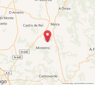 Map of Pol, Galicia