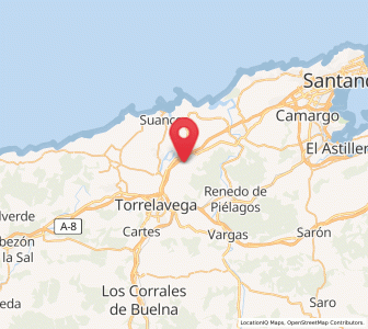 Map of Polanco, Cantabria