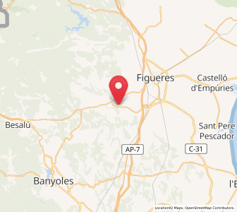 Map of Pols, Catalonia
