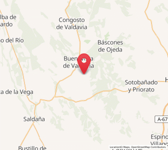 Map of Polvorosa, Castille and León