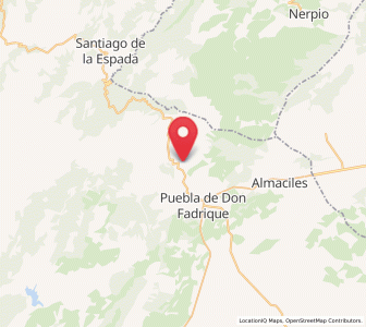 Map of Porcuna, Andalusia