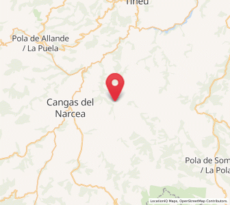 Map of Porley, Asturias