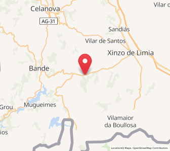 Map of Porqueira, Galicia