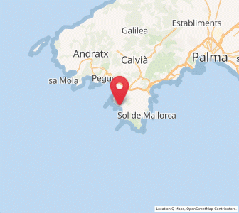Map of Port Adriano, Balearic Islands