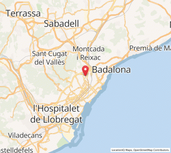 Map of Porta, Catalonia