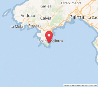 Map of Portals Vells, Balearic Islands