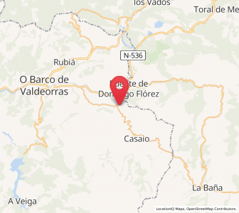 Map of Portela, Galicia