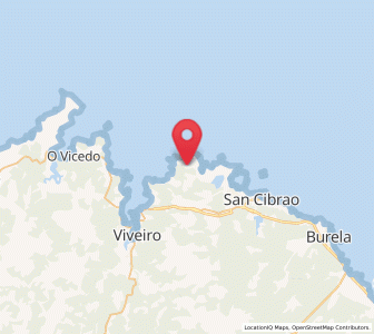 Map of Portocelo, Galicia