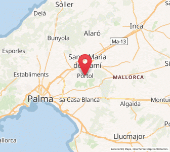 Map of Pòrtol, Balearic Islands