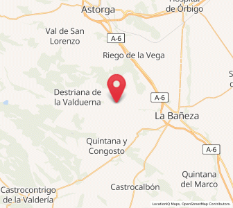 Map of Posada y Torre, Castille and León
