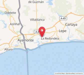 Map of Pozo del Camino, Andalusia