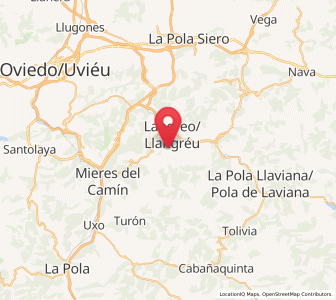 Map of Pozobal, Asturias