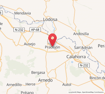 Map of Pradejón, La Rioja