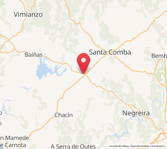 Map of Pragais, Galicia
