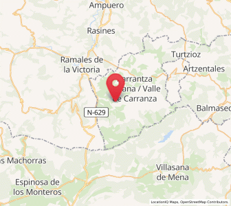 Map of Presa, Basque Country
