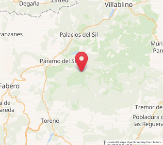Map of Primout, Castille and León