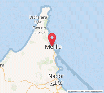 Map of Príncipe de Asturias, Melilla