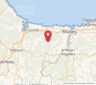 Map of Puente, Galicia