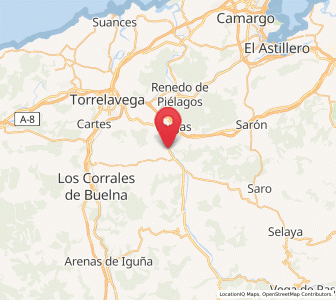 Map of Puente Viesgo, Cantabria