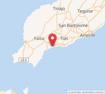 Map of Puerto Calero, Canary Islands