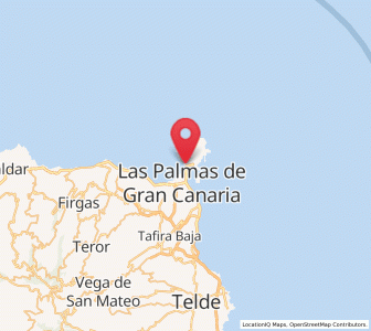Map of Puerto-Canteras, Canary Islands
