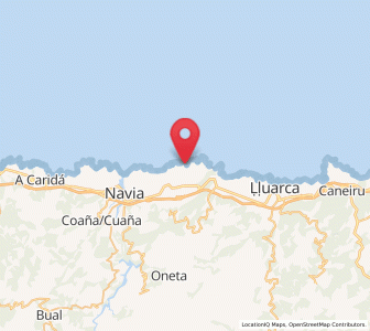 Map of Puerto de Vega, Asturias