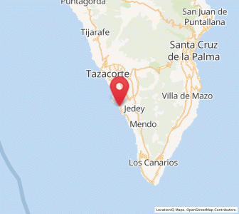Map of Puerto Naos, Canary Islands