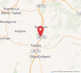 Map of Pueyo, Navarre