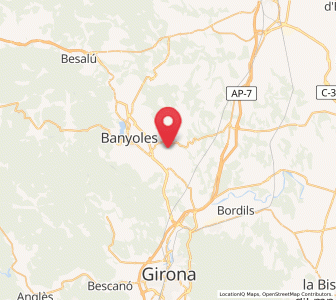 Map of Pujals dels Cavallers, Catalonia