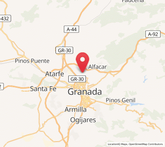 Map of Pulianas, Andalusia