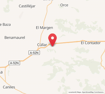 Map of Pulpite, Andalusia