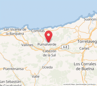 Map of Pumalverde, Cantabria