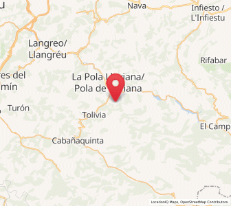 Map of Pumarada, Asturias